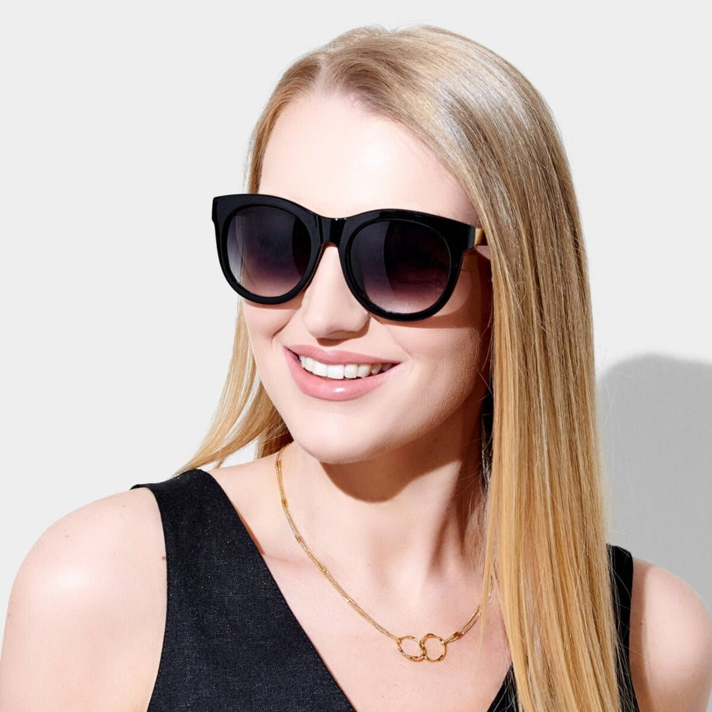 Katie Loxton - Vienna Sunglasses in Black - Lulu Loves Home - Accessories - Sunglasses & Chains