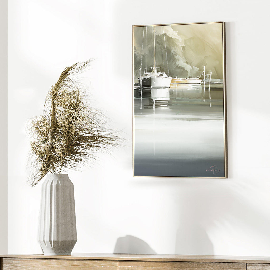 Canvas Framed Print - Marina Days - Lulu Loves Home - Posters, Prints, & Visual Artwork