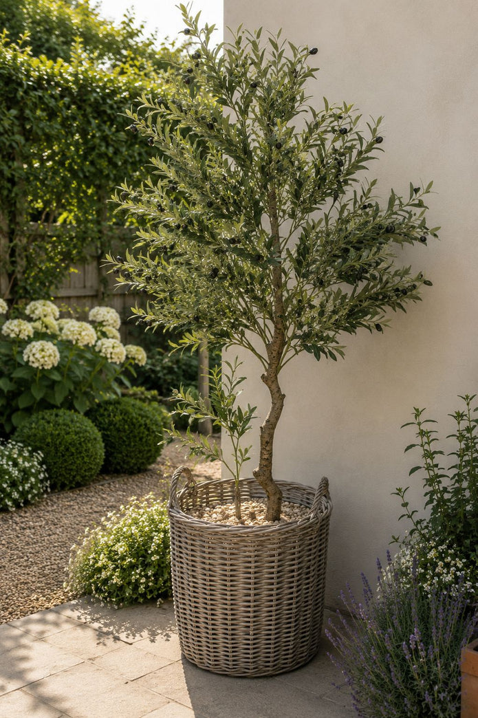 Large Artificial Faux Olive Tree - Calabria
