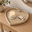 Wickham Rattan Heart Tray