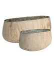 Natural Luxe Beige Bowl Vase