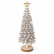 Beige And Grey Felt Snowflake Tree