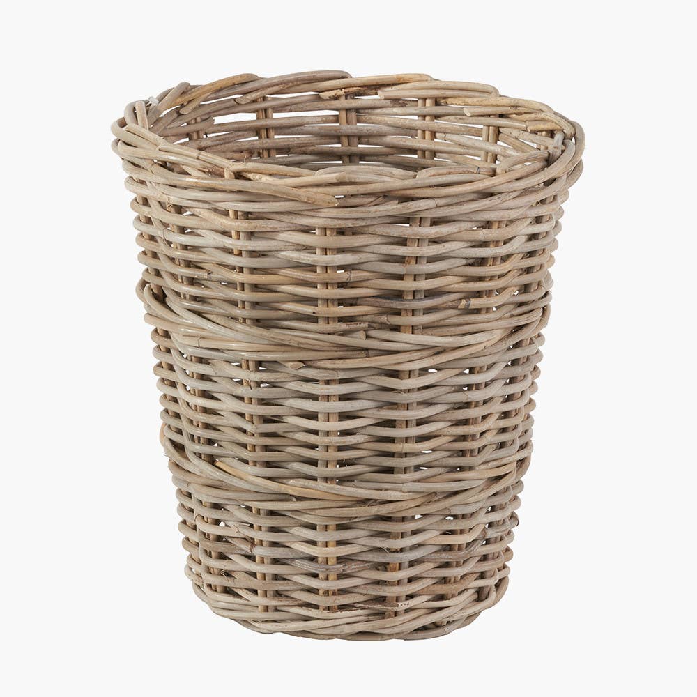 Burley Rattan Round Waste Paper Bin