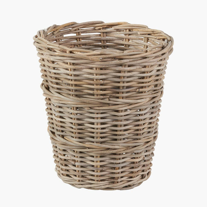 Burley Rattan Round Waste Paper Bin