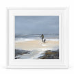 Artko Beach Walk I small framed coastal wall art front view on white