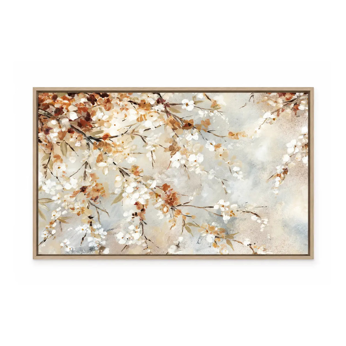 Artko New Beginnings 104 by 74 cm framed canvas on a clean white background