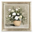 Artko Verdant Bouquet framed floral wall art front view on white