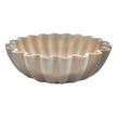 Small Barbuda Cream Wavy Bowl