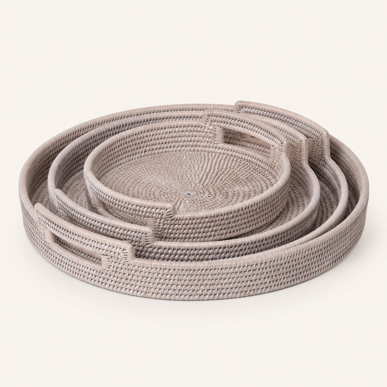 Wickham Rattan Round Tray