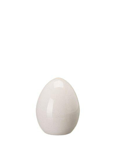 White Ceramic Decor Eggs - Set of Two
