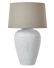 Athena Stone Natural Ribbed Lamp