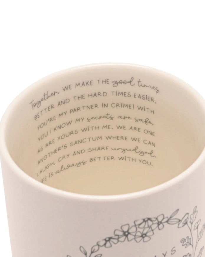 Beige Moments Mug - Always Better Together - Neutral Ceramic Coffee Cup
