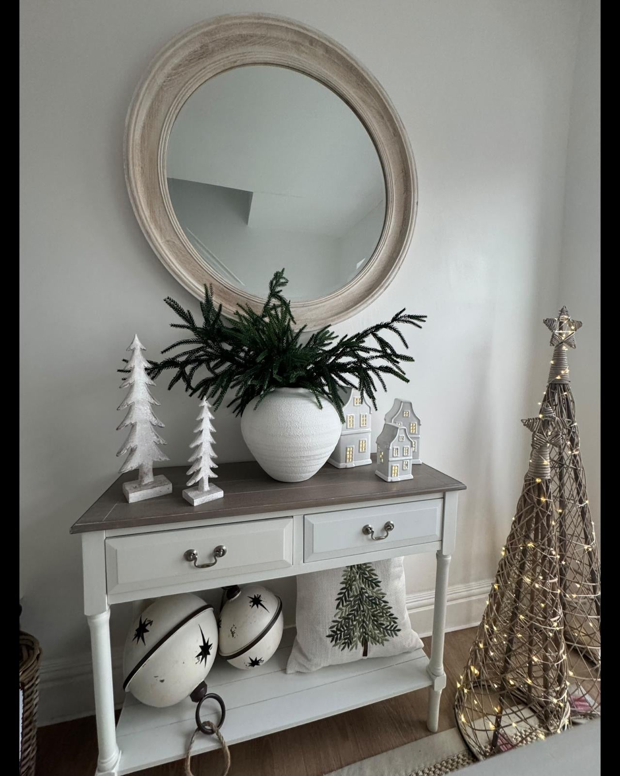 Heritage Two Drawer Neutral Console Table - PRE ORDER TWO WEEK DELIVERY