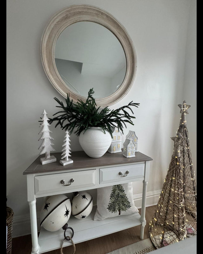 Heritage Two Drawer Neutral Console Table - PRE ORDER TWO WEEK DELIVERY