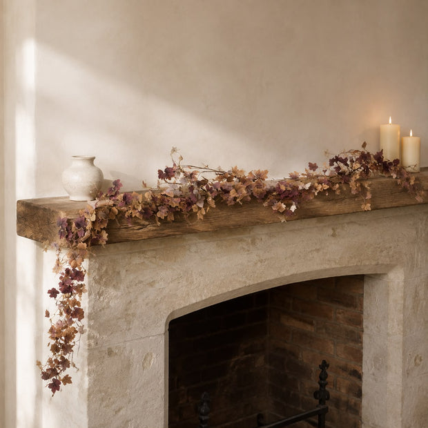 Luxury Brown Rustic Leaf Garland