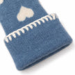 Blue Heart Cuff Cosy Sock