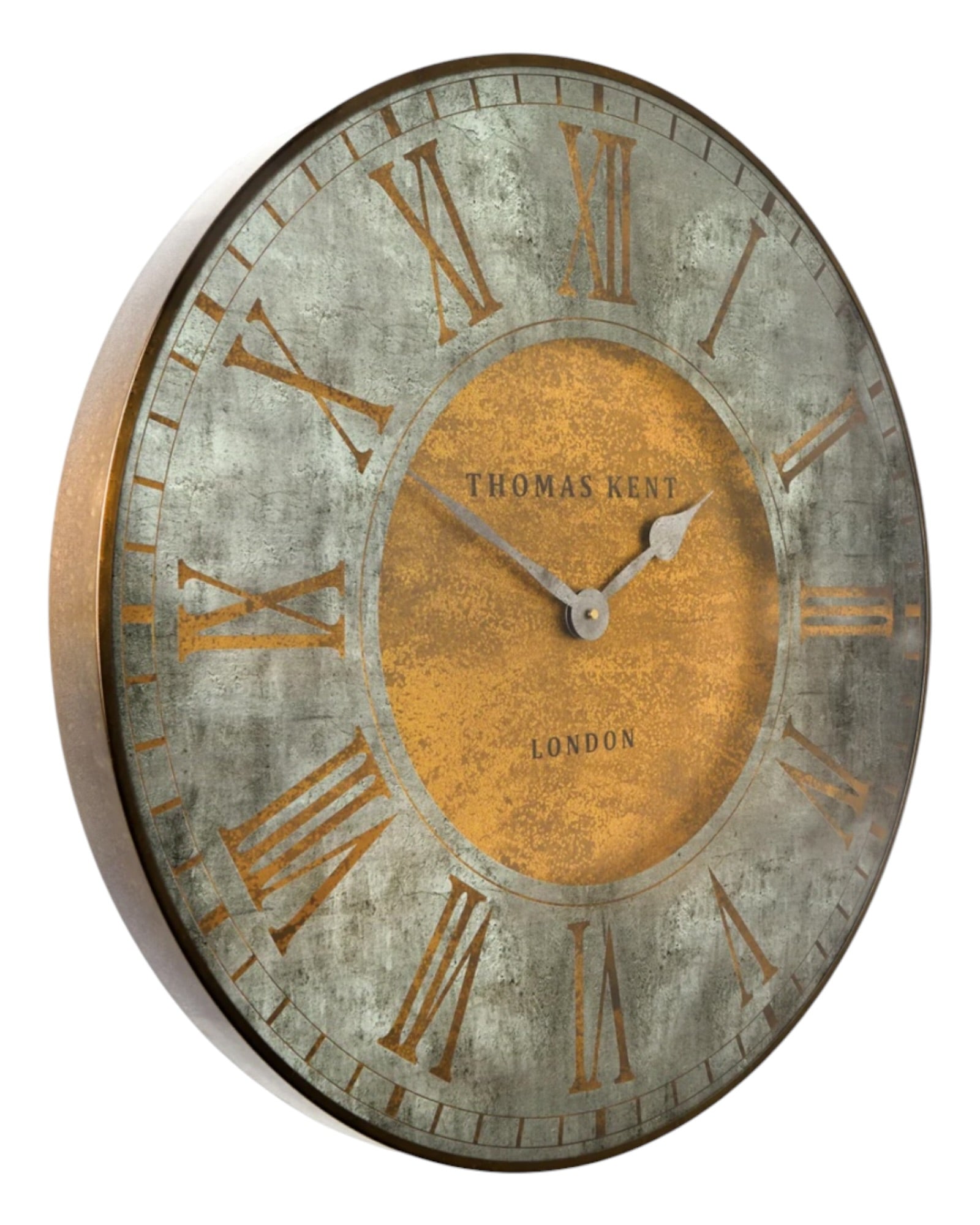 Thomas Kent Florentine Star 21-inch wall clock with a vintage-inspired design and decorative star accents, made by Gallery Direct.
