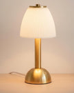 White Ceramic LED Touch Lamp