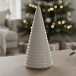 Glazed Ceramic Tree Ornament With Textured Detail