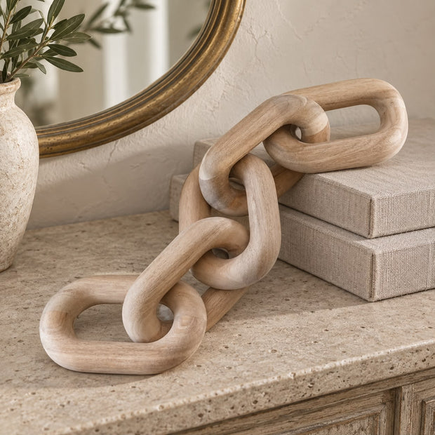 Natural Wooden Chain Decor