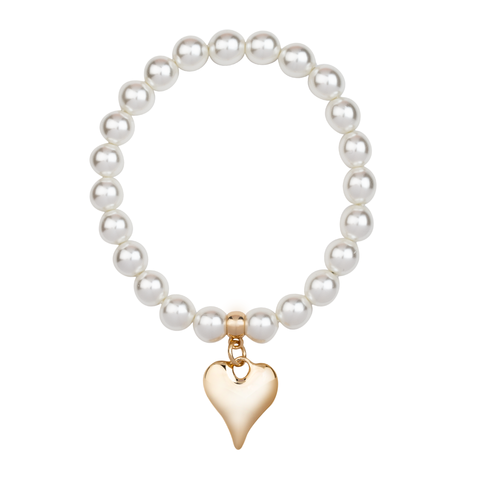 Audrey Mother of Pearl Elasticated Bracelet