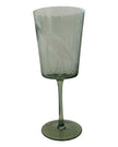Green Palm Wine Glass