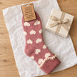 Pink Heart Cuff Cosy Sock