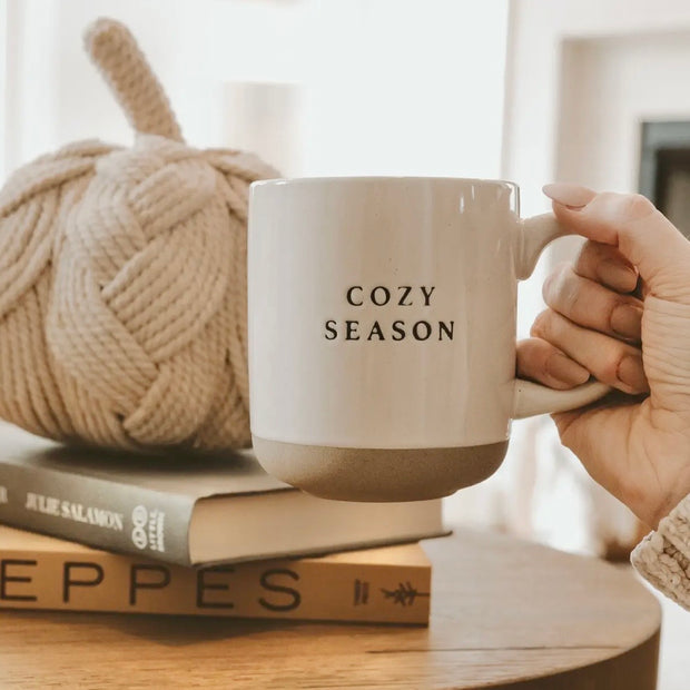 Sweet Water Decor Cream Glazed Ceramic Cozy Season Mug
