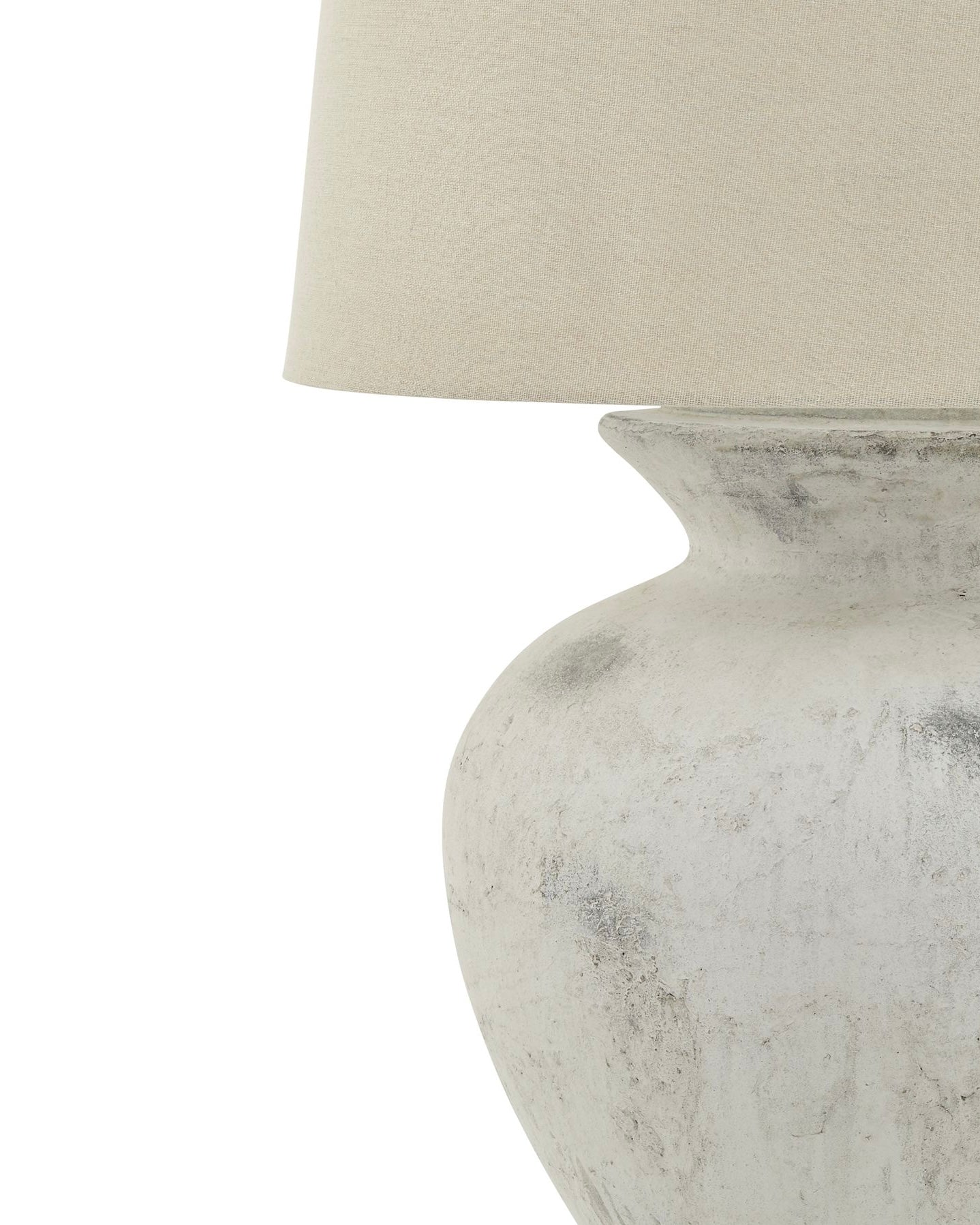 Large stone bath lamp by Hill Interiors, stylish lighting fixture with a natural stone finish for bathroom decor.