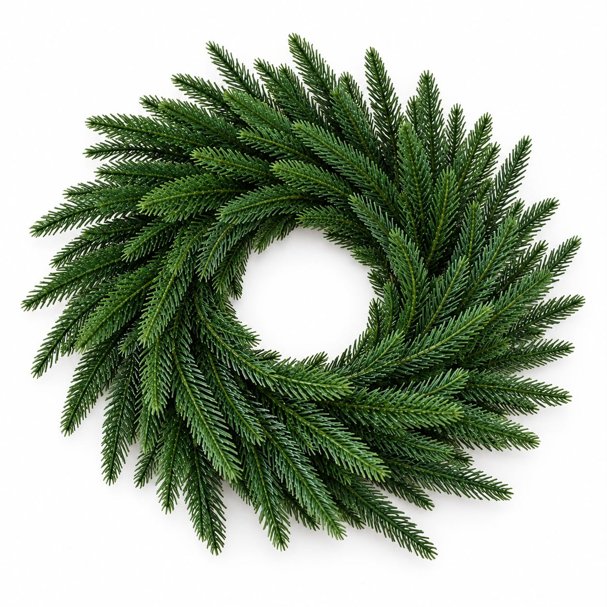 Artificial Luxury Green Norfolk Candle Ring