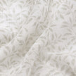 Yard Leaf Patterned Natural Woven Sheer Voile Curtain Panel