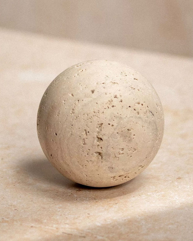 Travertine Round Ball Stone Ornament