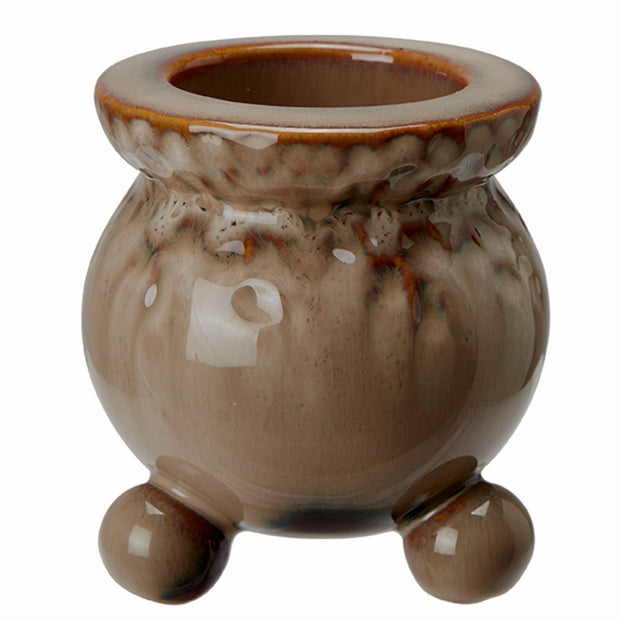 Brown Bobble Candle Holder