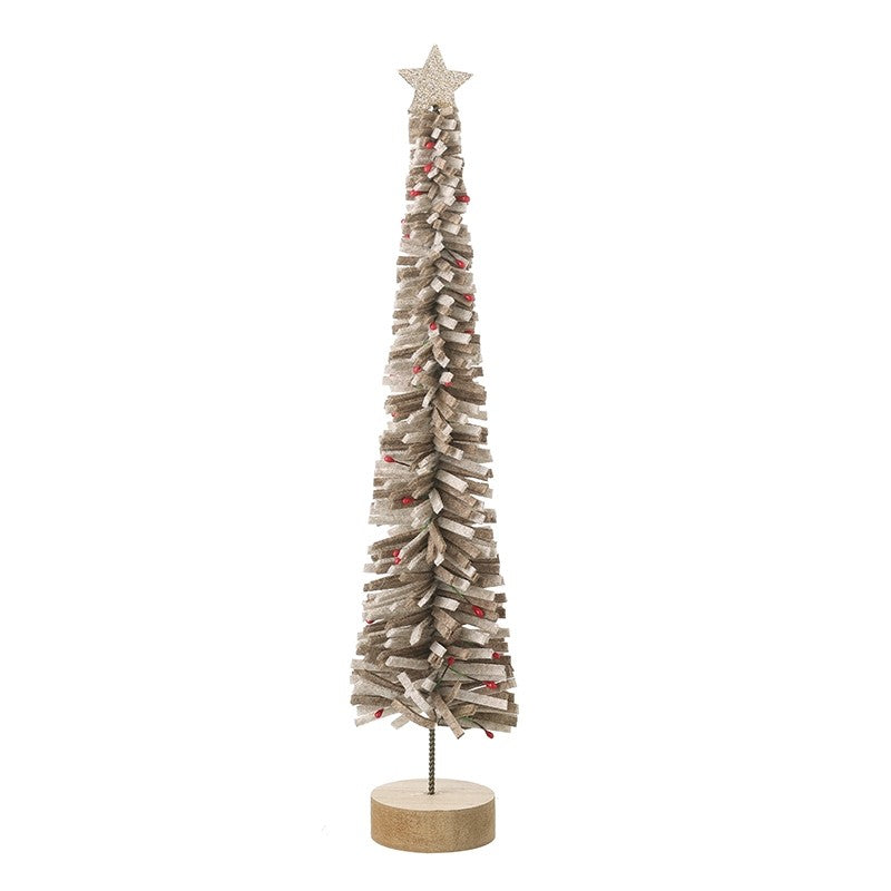 Brown Felt Christmas Tree