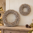 Root Branch Wreath Whitewash 45cm