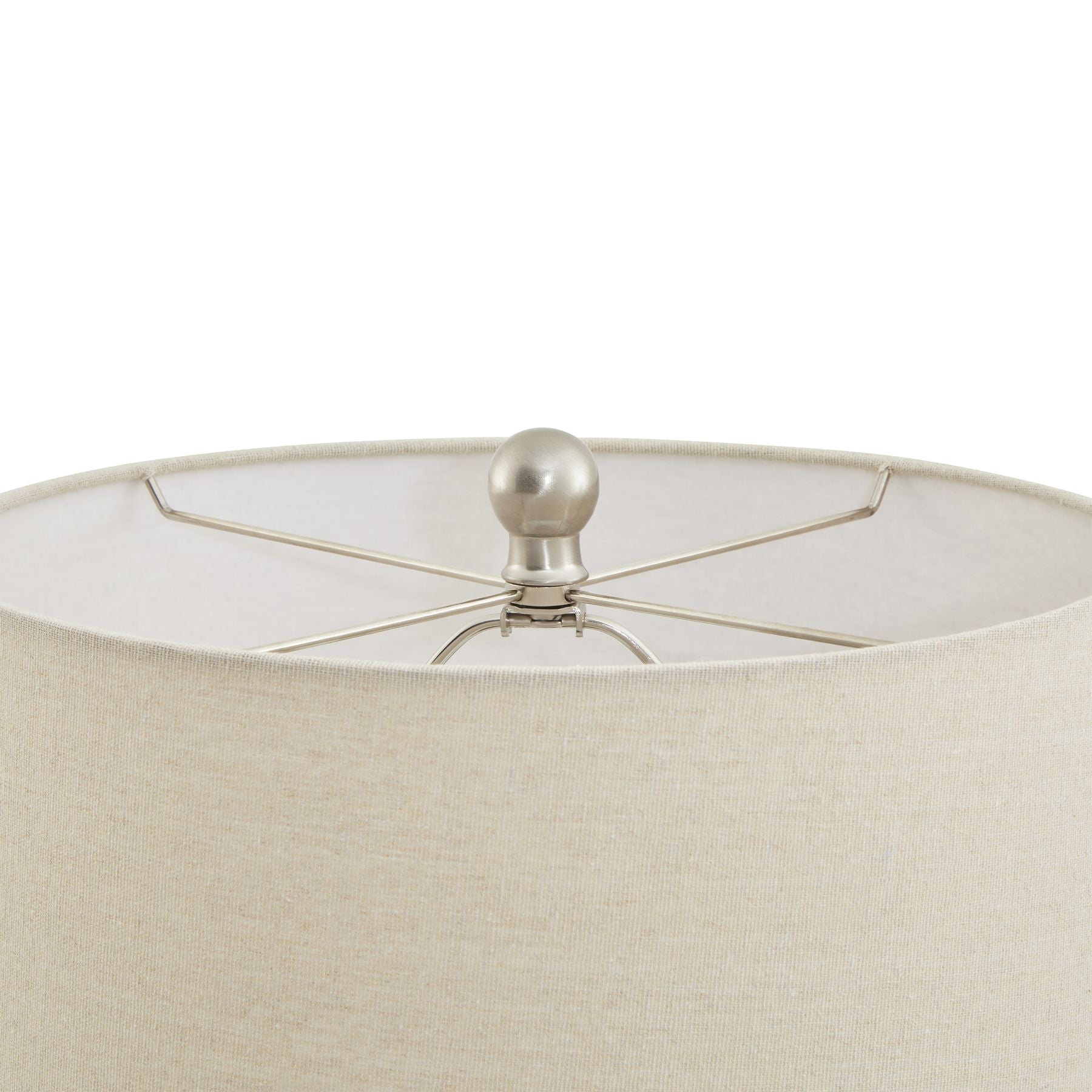 White lattice ceramic lamp by Hill Interiors, stylish lighting fixture with intricate lattice design and ceramic base.