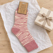 Pink Zebra Print Cosy Socks
