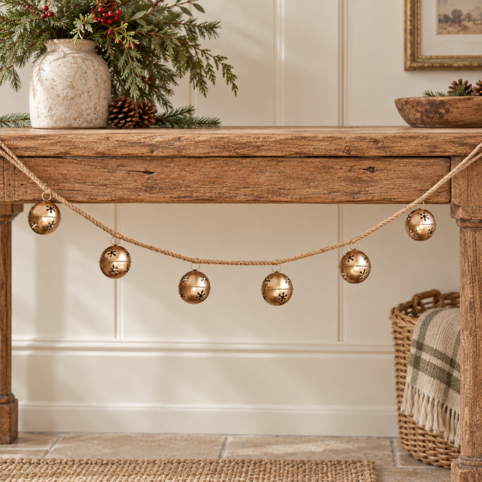 Gold Bell Garland