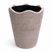 Rattan Round Lined Waste Paper Bin - PRE ORDER MID OCTOBER DELIVERY