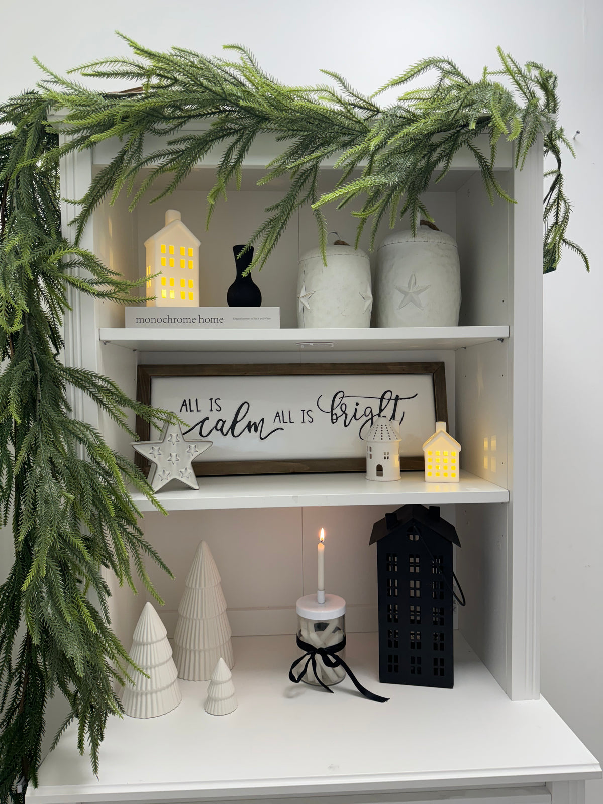 Wooden Christmas sign by Heaven Sends with 