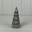 Sage Green Ceramic Tree with White Star Detail