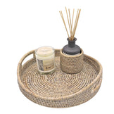 Wickham Rattan Oval Tray With Handles