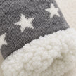 Cosy Slipper Socks - Grey Stars