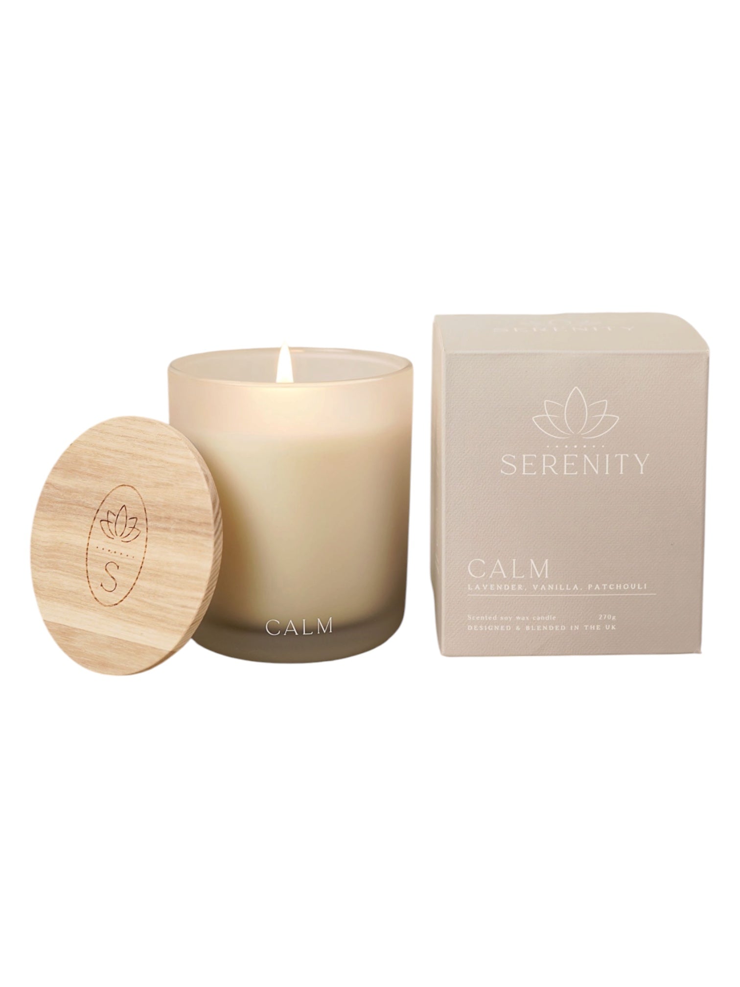 Serenity Calm Candle - Lavender, Vanilla And Patchouli