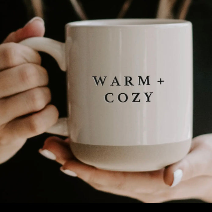 Sweet Water Decor Cream Glazed Ceramic Warm & Cozy Mug