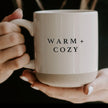 Sweet Water Decor Cream Glazed Ceramic Warm & Cozy Mug