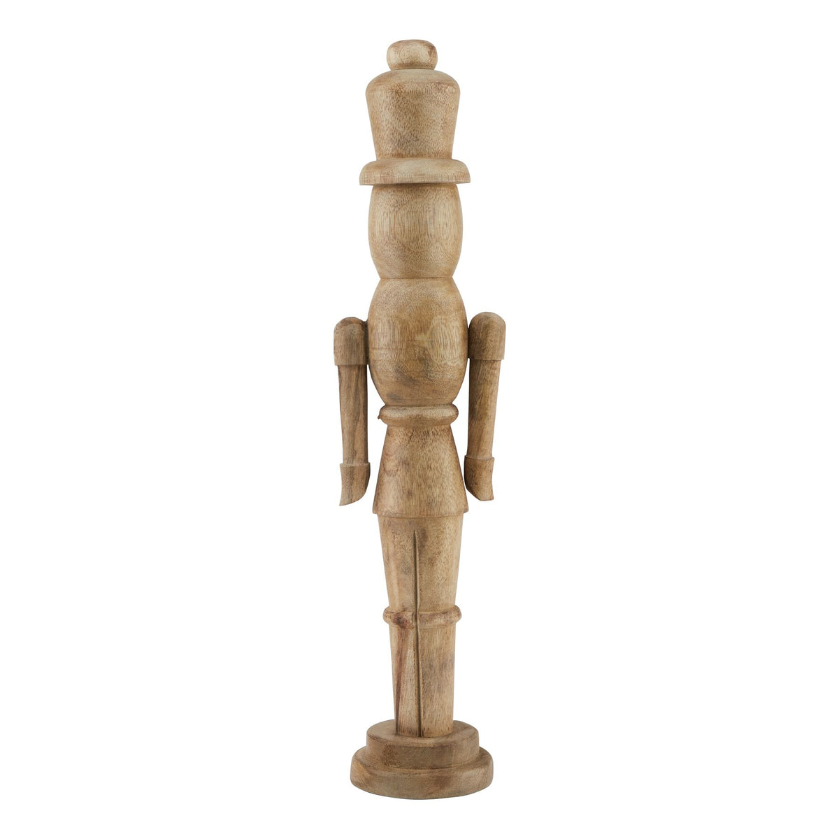 Wooden Natural Nutcracker Decoration