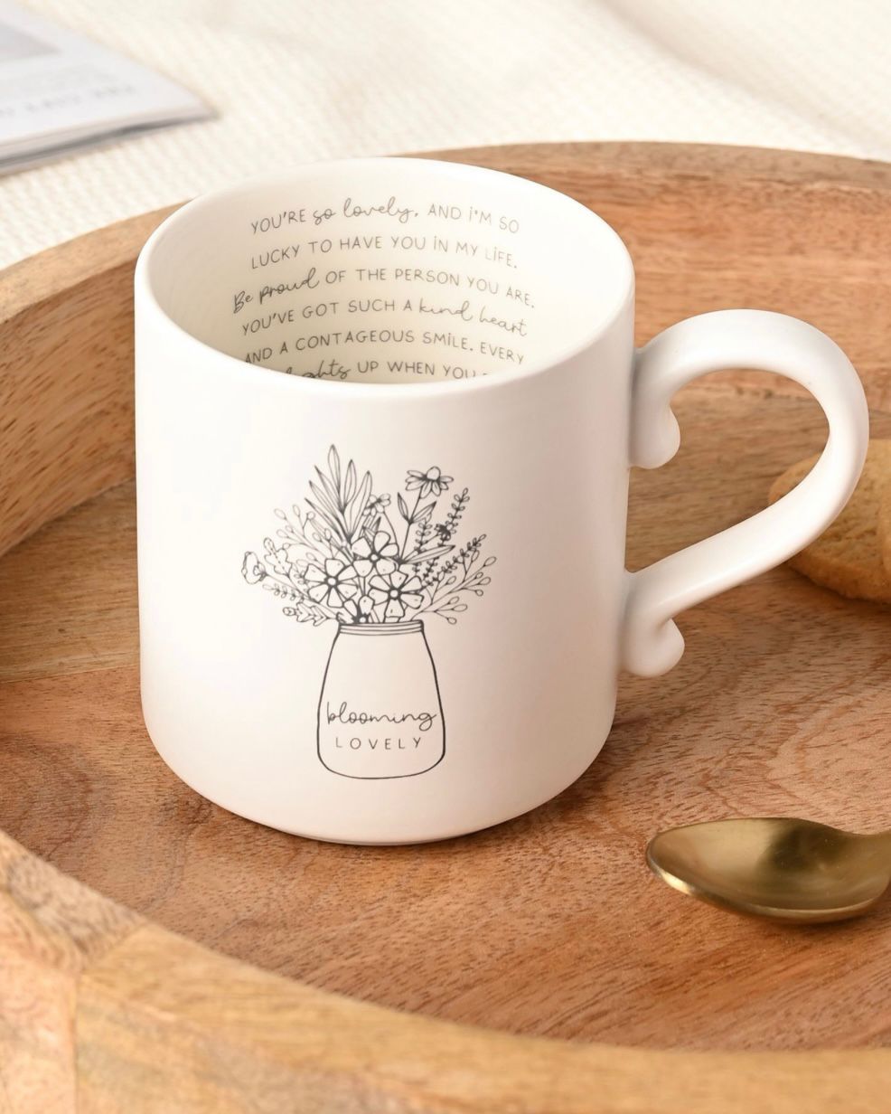 Beige Moments Mug - Blooming Lovely