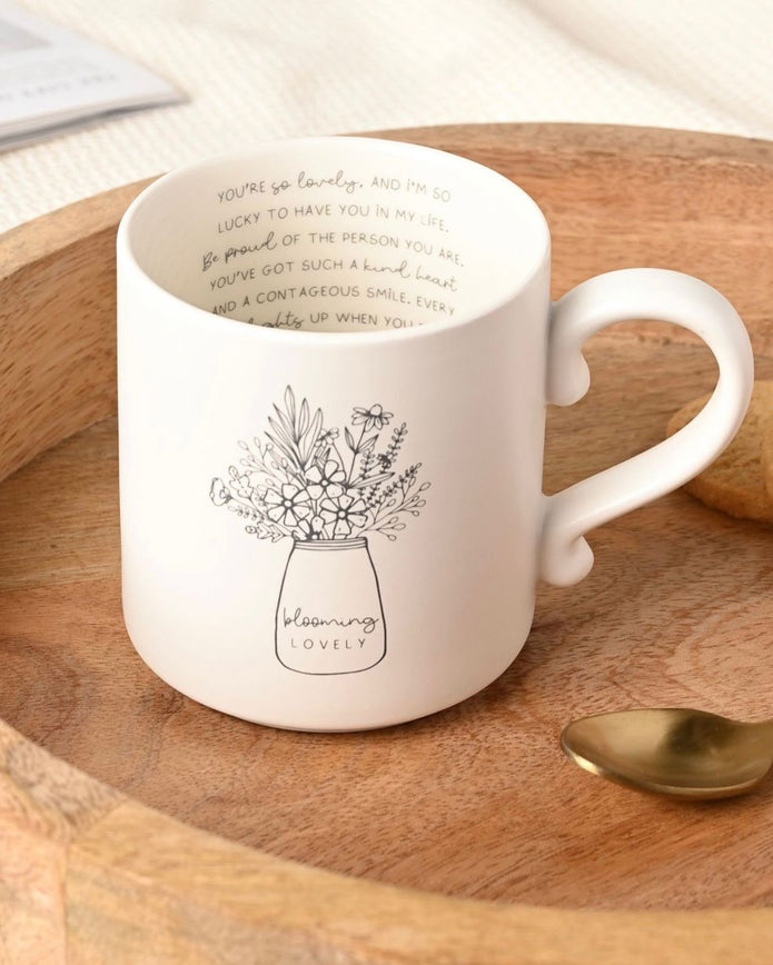 Beige Moments Mug - Blooming Lovely