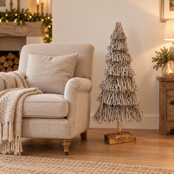 Root Branch Christmas Tree Whitewash
